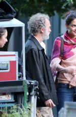 KATIE HOLMES on the Set of The Gift in Montreal 07/06/2017