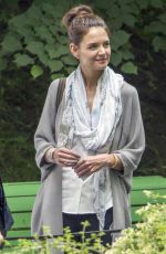 KATIE HOLMES on the Set of The Gift in Montreal 07/13/2017