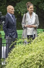 KATIE HOLMES on the Set of The Gift in Montreal 07/13/2017