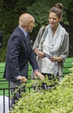 KATIE HOLMES on the Set of The Gift in Montreal 07/13/2017