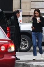 KATIE HOLMES Out and About in Montreal 06/30/2017