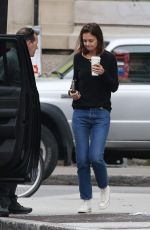 KATIE HOLMES Out and About in Montreal 06/30/2017