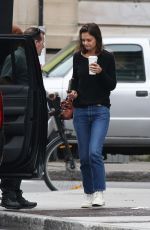 KATIE HOLMES Out and About in Montreal 06/30/2017
