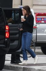 KATIE HOLMES Out and About in Montreal 06/30/2017