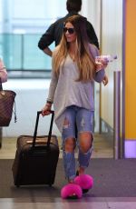 KATIE PRICE at Gatwick Airport in London 07/22/2017