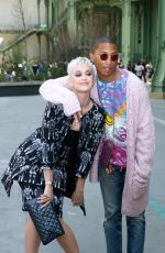 KATY PERRY and Pharrell Williams at Chanel Fashion Show in Paris 07/04/2017