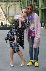 KATY PERRY and Pharrell Williams at Chanel Fashion Show in Paris 07/04/2017