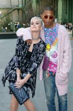 KATY PERRY and Pharrell Williams at Chanel Fashion Show in Paris 07/04/2017