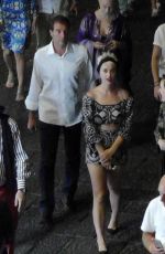 KATY PERRY at Grotta Azzurra in Capri 07/09/2017