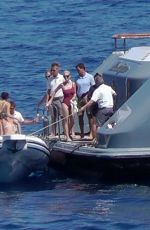 KATY PERRY at Grotta Azzurra in Capri 07/09/2017