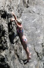 KATY PERRY in Bikini at a Beach in Amalfi 07/10/2017