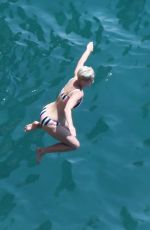 KATY PERRY in Bikini at a Beach in Amalfi 07/10/2017