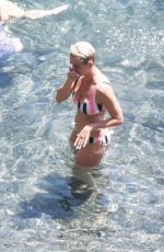 KATY PERRY in Bikini at a Beach in Amalfi 07/10/2017