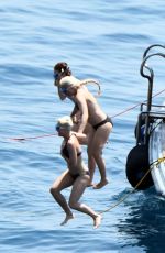 KATY PERRY in Bikini on Vacation in Italy 07/13/2017