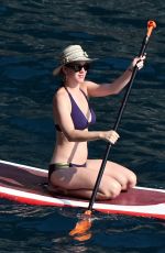 KATY PERRY in Bikini Paddleboarding in Italy 07/13/2017