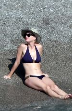 KATY PERRY in Bikini Paddleboarding in Italy 07/13/2017