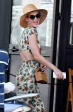 KATY PERRY Out and About in Amalfi 07/16/2017