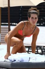 KAYLEE RICCIARDI in Bikini at a Beach in Miami 07/19/2017