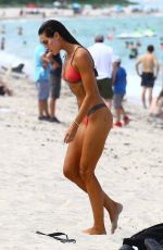 KAYLEE RICCIARDI in Bikini at a Beach in Miami 07/19/2017