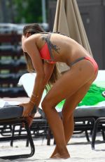 KAYLEE RICCIARDI in Bikini at a Beach in Miami 07/19/2017