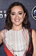 KEISHA CASTLE-HUGHES at Manhunt: Unabomber TV Show Premiere in New York 07/19/2017