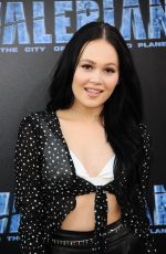 KELLI BERGLUND at Valerian and the City of a Thousand Planet Premiere in Hollywood 07/17/2017