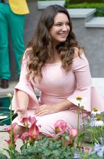 KELLY BROOK at Hampton Court Flower Show in London 07/03/2017