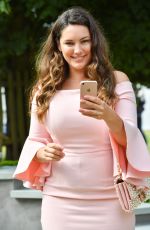KELLY BROOK at Hampton Court Flower Show in London 07/03/2017