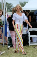 KELLY RIPA at Super Saturday to Benefit Ovarian Cancer in Bridgehampton 07/29/2017