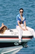 KENDALL JENNER and BELLA HADID at a Boat in Mykonos 07/08/2017