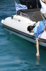 KENDALL JENNER and BELLA HADID at a Boat in Mykonos 07/08/2017