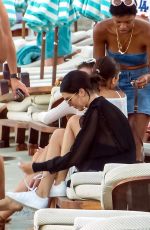 KENDALL JENNER and BELLA HADID at a Party in Mykonos 07/09/2017