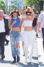 KENDALL JENNER and BELLA HADID at Pride Parade in London 07/08/2017