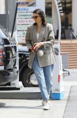 KENDALL JENNER in Jeans at a Gas Station in Beverly Hills 07/15/2017