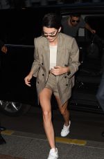 KENDALL JENNER Leaves Fendi Fashion Show in Paris 07/05/2017