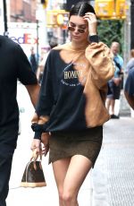 KENDALL JENNER Leaves Her Hotel in New York 07/27/2017