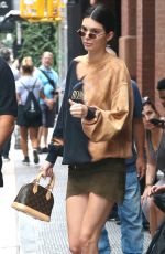KENDALL JENNER Leaves Her Hotel in New York 07/27/2017