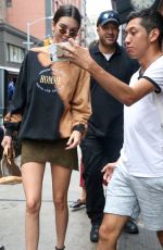 KENDALL JENNER Leaves Her Hotel in New York 07/27/2017