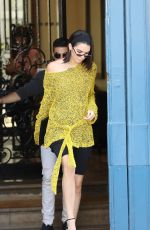 KENDALL JENNER Leaves Vogue Office in Paris 07/03/2017