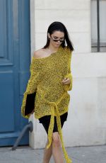 KENDALL JENNER Leaves Vogue Office in Paris 07/03/2017