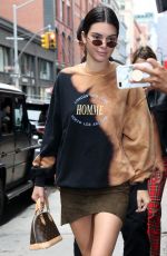 KENDALL JENNER Out and About in New York 07/27/2017