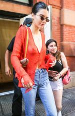 KENDALL JENNER Out and About in New York 07/30/2017