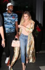KHLOE KARDASHIAN at Boa Restaurant in Hollywood 07/14/2017