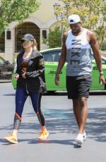 KHLOE KARDASHIAN Out for Lunch in Calabasas 07/13/2017
