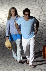 KIM BASINGER Out in Giardni Naxos in Sicily 06/28/2017