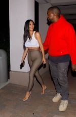 KIM KARDASHIAN and Kanye West Out in Sherman Oaks 07/07/2017