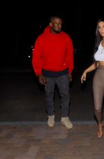 KIM KARDASHIAN and Kanye West Out in Sherman Oaks 07/07/2017