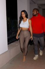 KIM KARDASHIAN and Kanye West Out in Sherman Oaks 07/07/2017