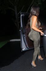 KIM KARDASHIAN Leaves La Scalla Restaurant in Beverly Hills 07/18/2017