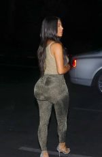 KIM KARDASHIAN Leaves La Scalla Restaurant in Beverly Hills 07/18/2017